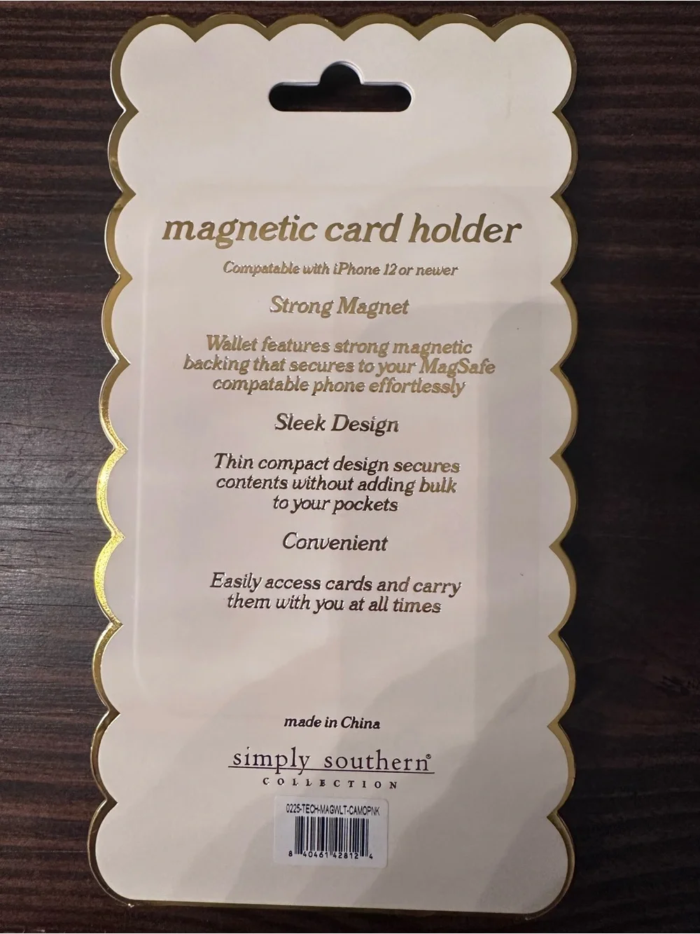 Simply Southern Pink Camouflage MagSafe Card Wallet